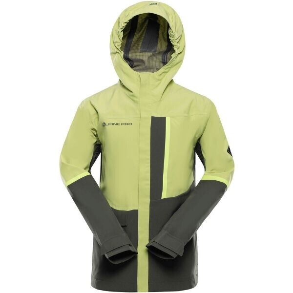 ALPINE PRO ZARRO 3 Dětská bunda s membránou, zelená, velikost 164-170