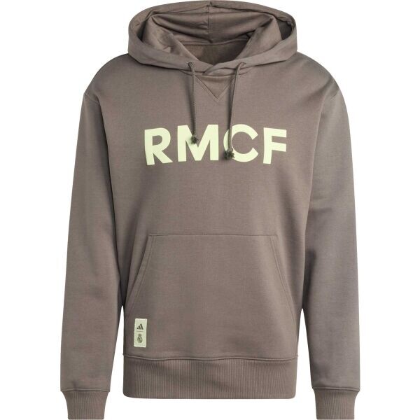 adidas REAL MADRID SEASONAL HD Pánská mikina, šedá, velikost XXXL