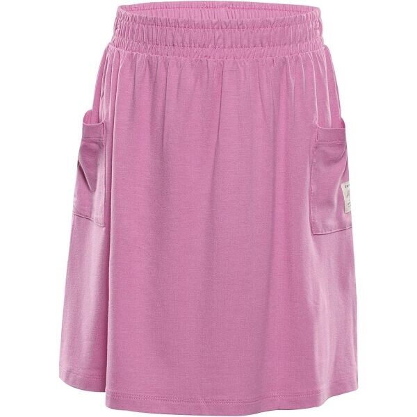 ALPINE PRO REWO Dětská letní sukně, růžová, velikost 116-122