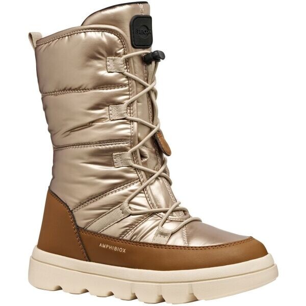 Geox J WILLABOOM B A Dívčí sněhule, zlatá, velikost