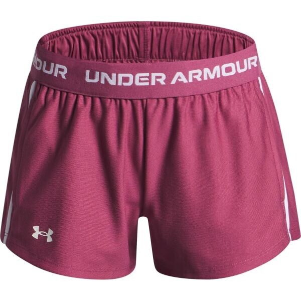 Under Armour TECH PLAY UP Dívčí kraťasy, červená, velikost M