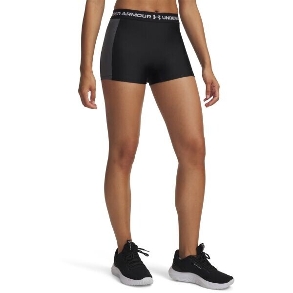 Under Armour HEATGEAR RIB SHORTY Dámské kraťasy, černá, velikost S