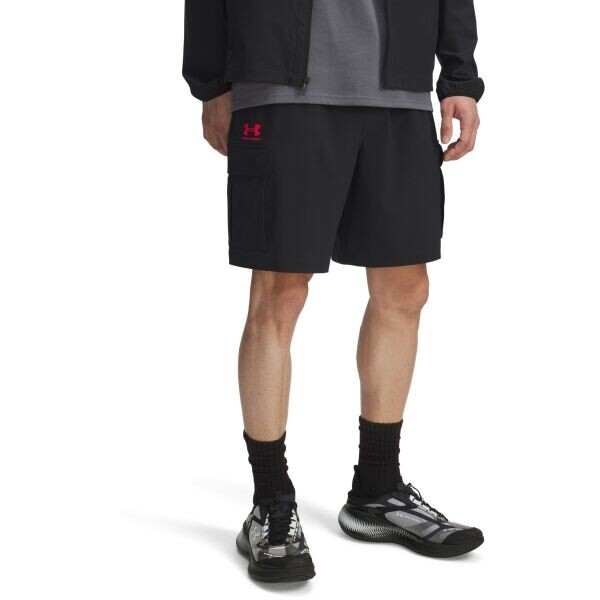 Under Armour VIBE WOVEN Pánské kraťasy, černá, velikost L