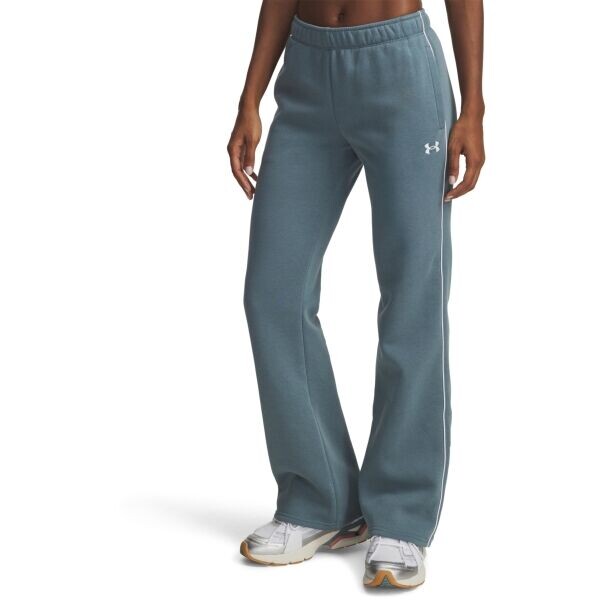 Under Armour RIVAL FLEECE PIPED PANT Dámské hřejivé tepláky, světle modrá, velikost M