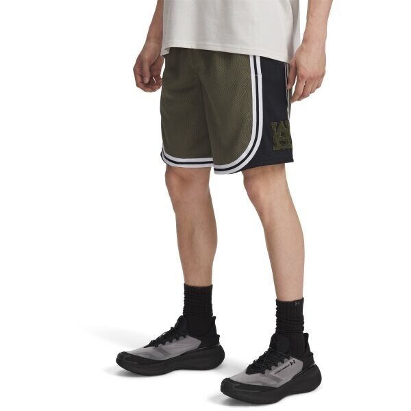 Under Armour COURTSIDE SHORT Pánské šortky, khaki, velikost