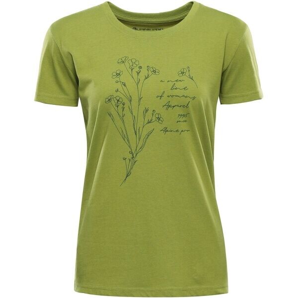 ALPINE PRO TERMESA 3 Dámské triko, zelená, velikost