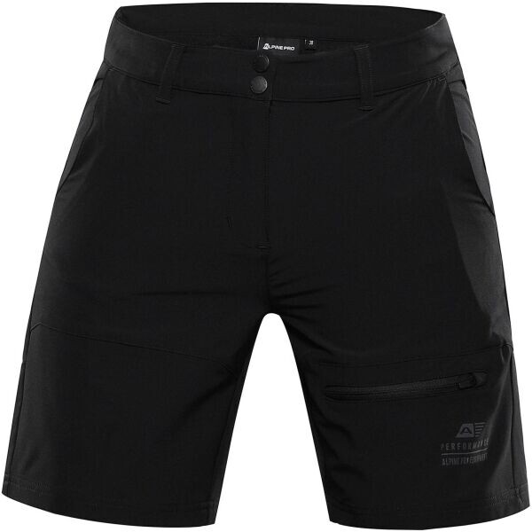 ALPINE PRO BAKA Dámské šortky, černá, velikost