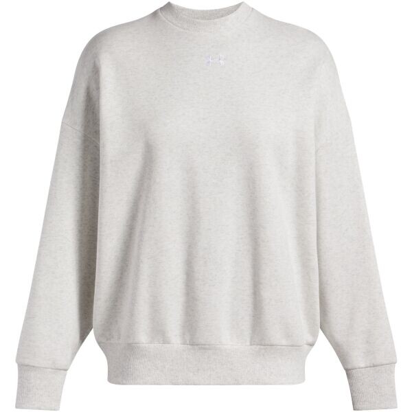 Under Armour RIVAL FLEECE CREW Dámská mikina, šedá, velikost M
