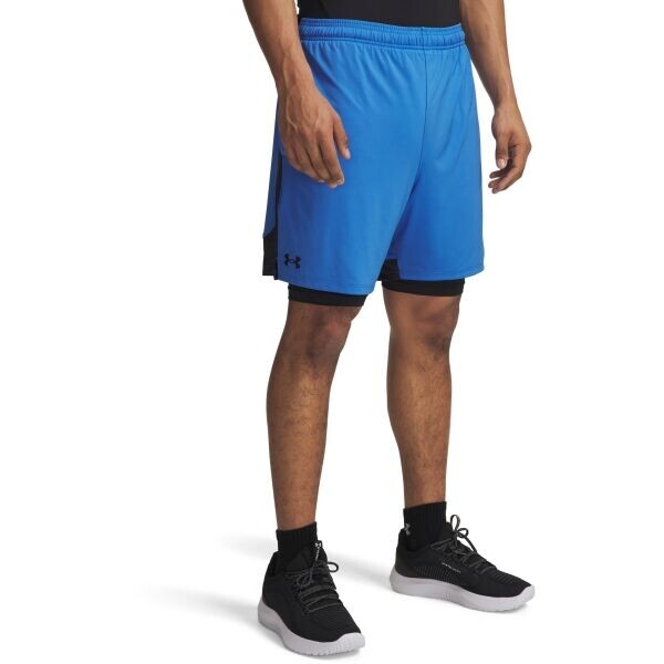 Under Armour TECH VENT 2IN1 SHORT Pánské šortky, modrá, velikost L