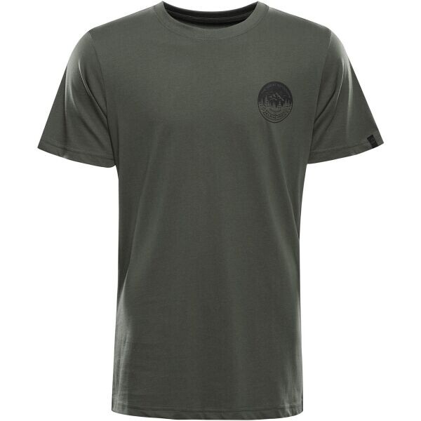 ALPINE PRO TERMES 3 Pánské tričko, tmavě zelená, velikost