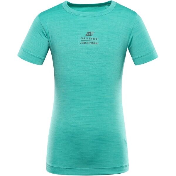 ALPINE PRO BASIKO Dětské triko, zelená, velikost 164-170