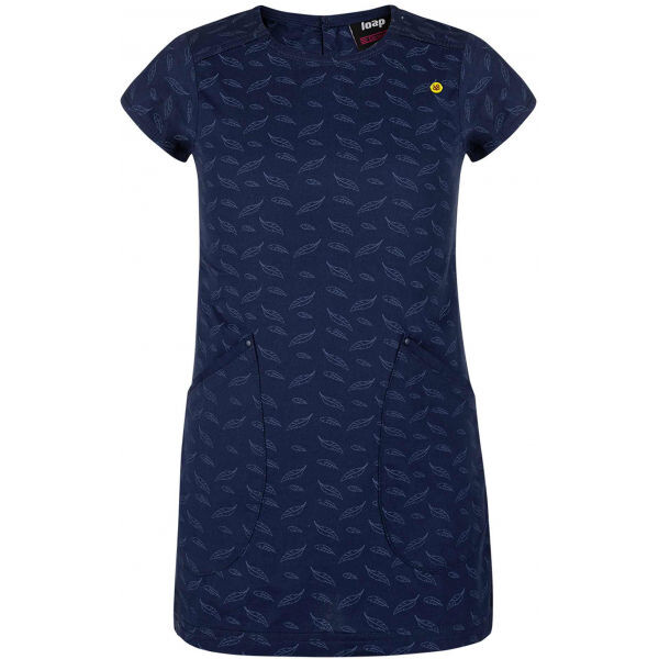 LOAP NARIA Dívčí šaty, tmavě modrá, velikost 112-116