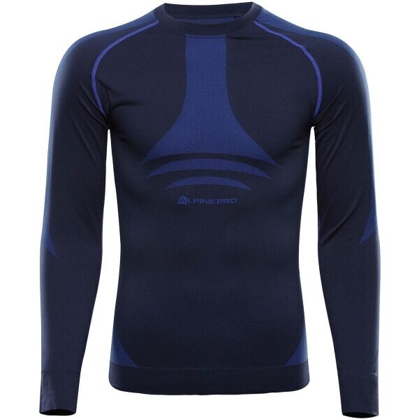 ALPINE PRO AMBOS Pánské funkční spodní triko, tmavě modrá, velikost XS/S