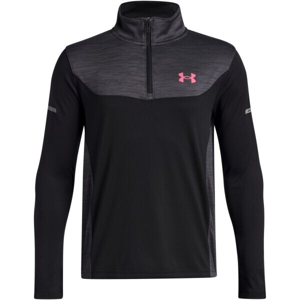 Under Armour TECH UTILITY 1/4 ZIP Chlapecká mikina, černá, velikost M