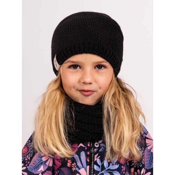 UNUO WRAP Dětský nákrčník, černá, velikost