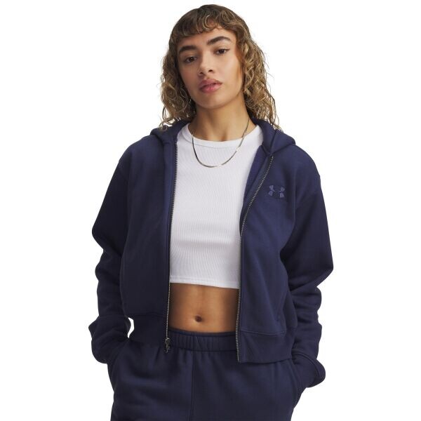 Under Armour ICON VIDA FLEECE Dámská mikina, tmavě modrá, velikost M