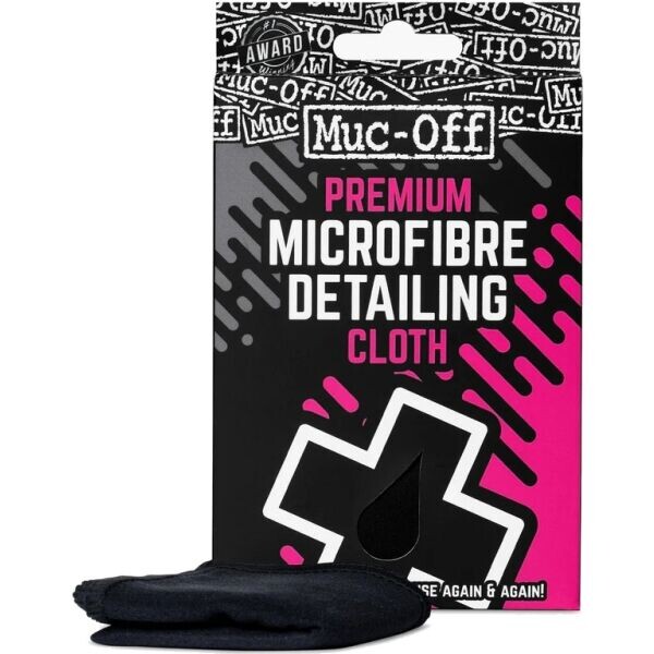 MUC-OFF PREMIUM MICROFIBRE DETAILING CLOTH Čisticí utěrka, černá, velikost