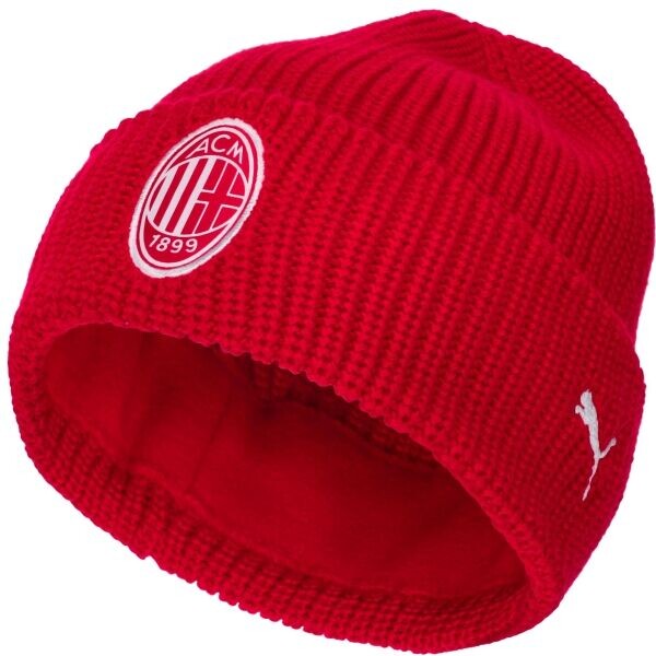 Puma AC MILAN ESSENTIALS BEANIE Zimní čepice, červená, velikost