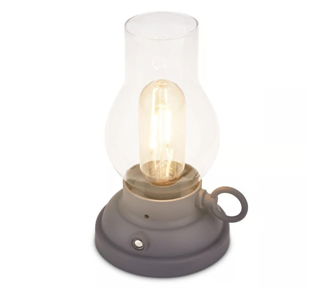 Brilo - LED Stm. ven. nab. stolní lampa KANEA LED/1,5W/5V IP44 1200mAh antracit 7575015