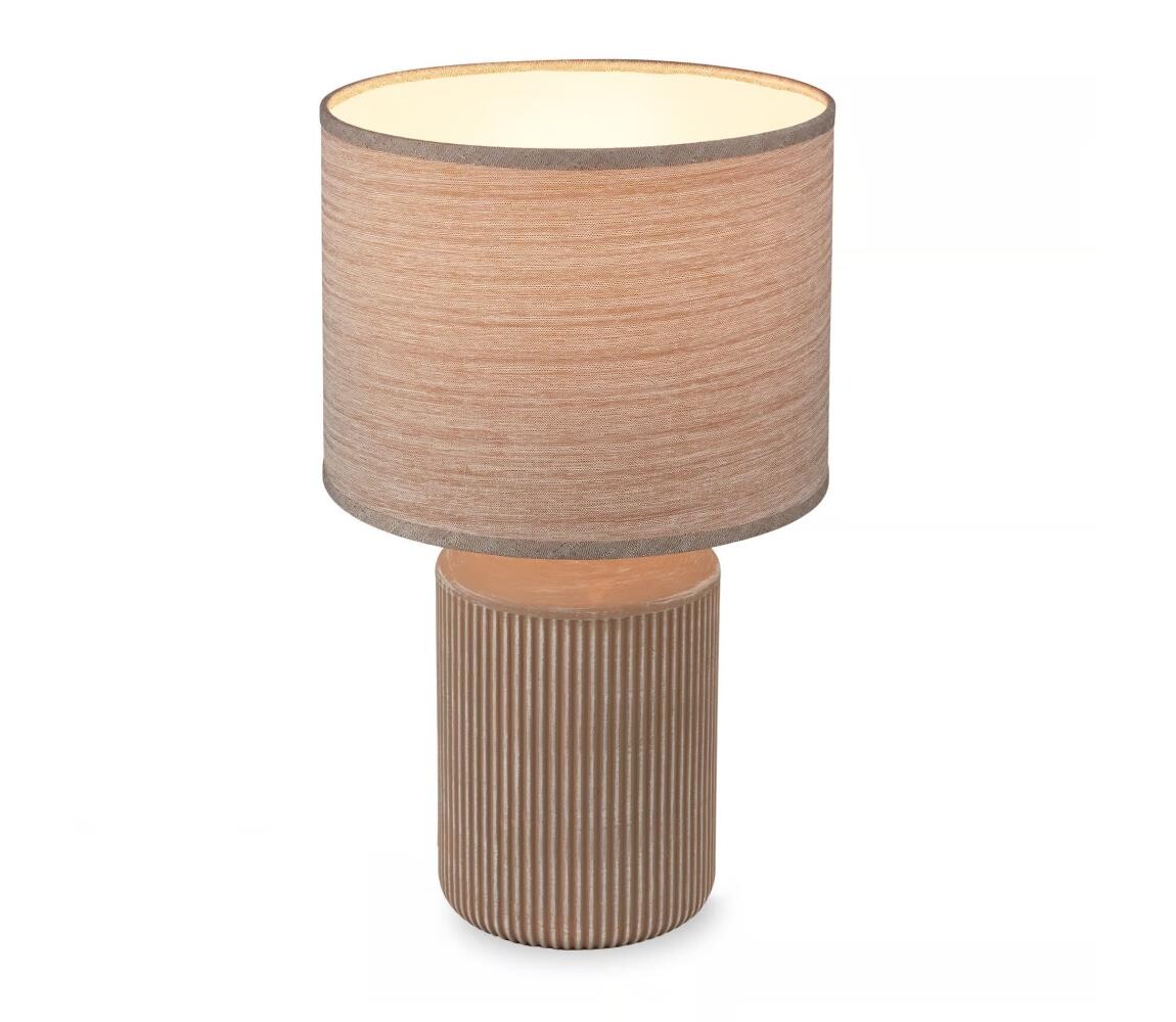 Brilo - Stolní lampa INO 1xE14/10W/230V hnědá 7539011