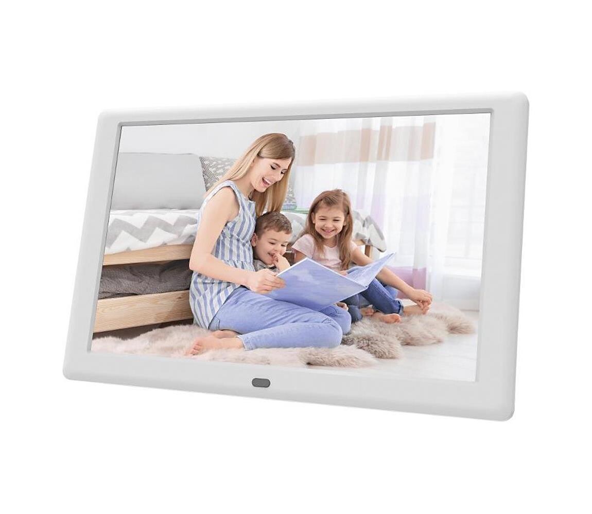 Sencor - Digitální fotorámeček s reproduktorem 230V bílá + dálkové ovládání 35056764