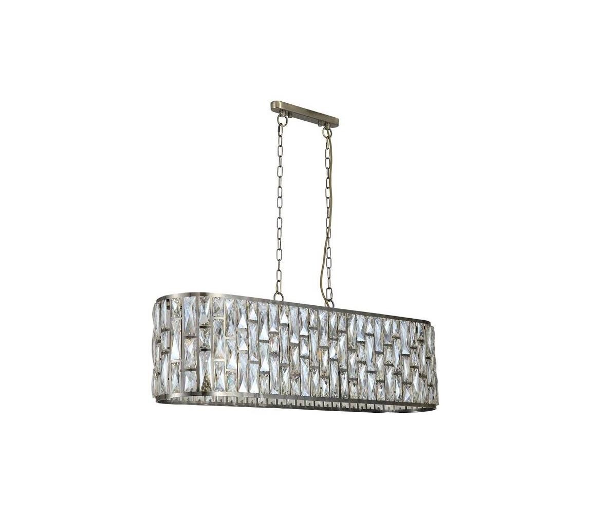 Searchlight 65818-8AB - Lustr na řetězu BIJOU 8xE14/40W/230V 65818-8AB