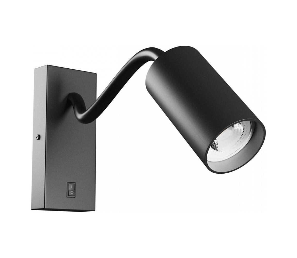 Nástěnné bodové svítidlo SQUALLA VARIOSA 1xGU10/10W/230V černá 6024