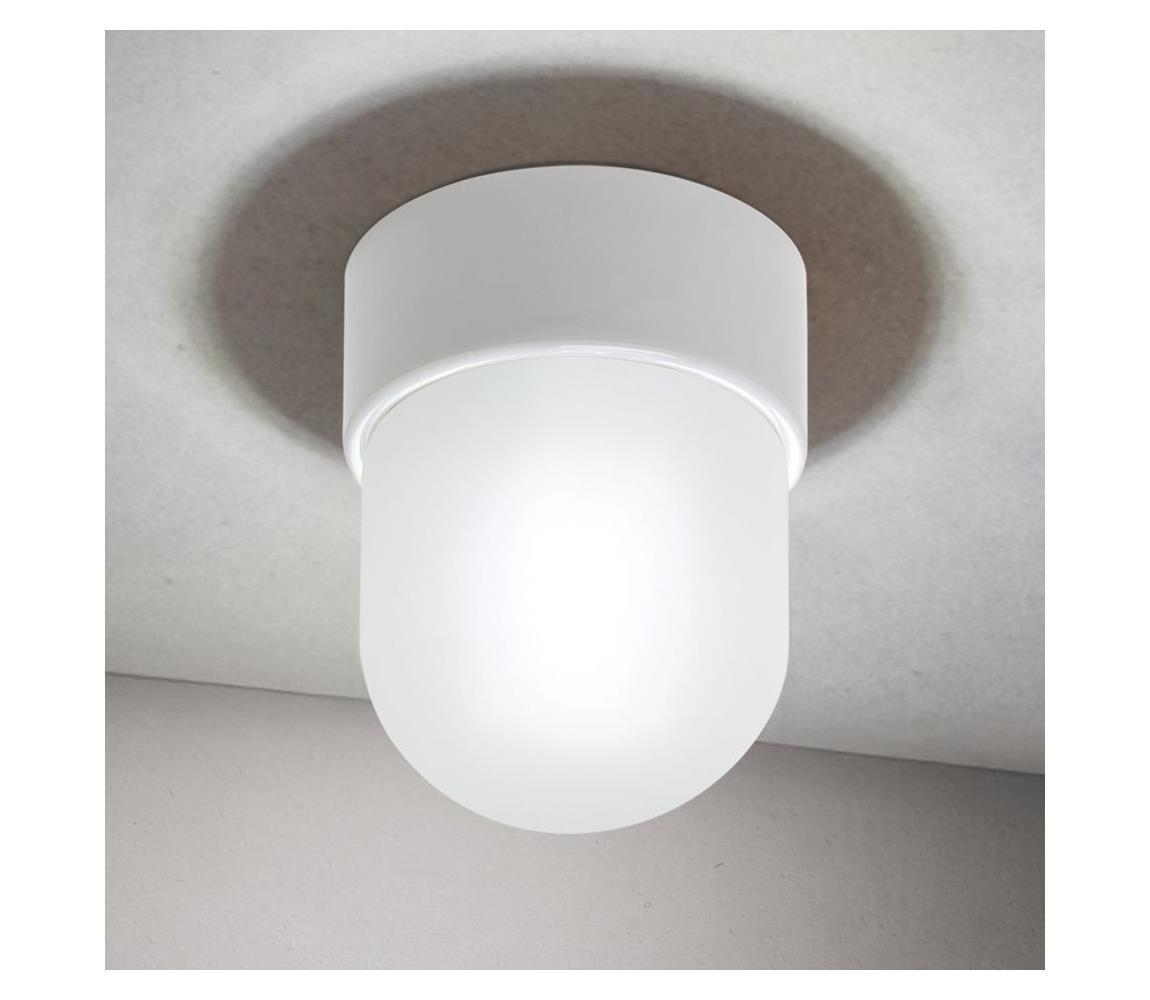 Orion - Stropní svítidlo OSTIA 1xE27/40W/230V pr. 9,8 cm bílá DL 7-795/1 weiß/Kera