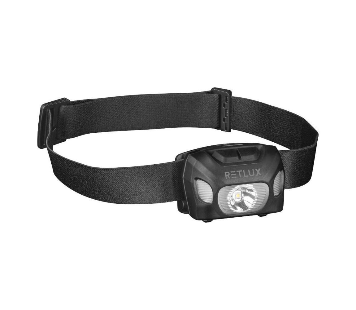 - LED Nabíjecí čelovka LED/3W/1200 mAh IP44 černá 52001054