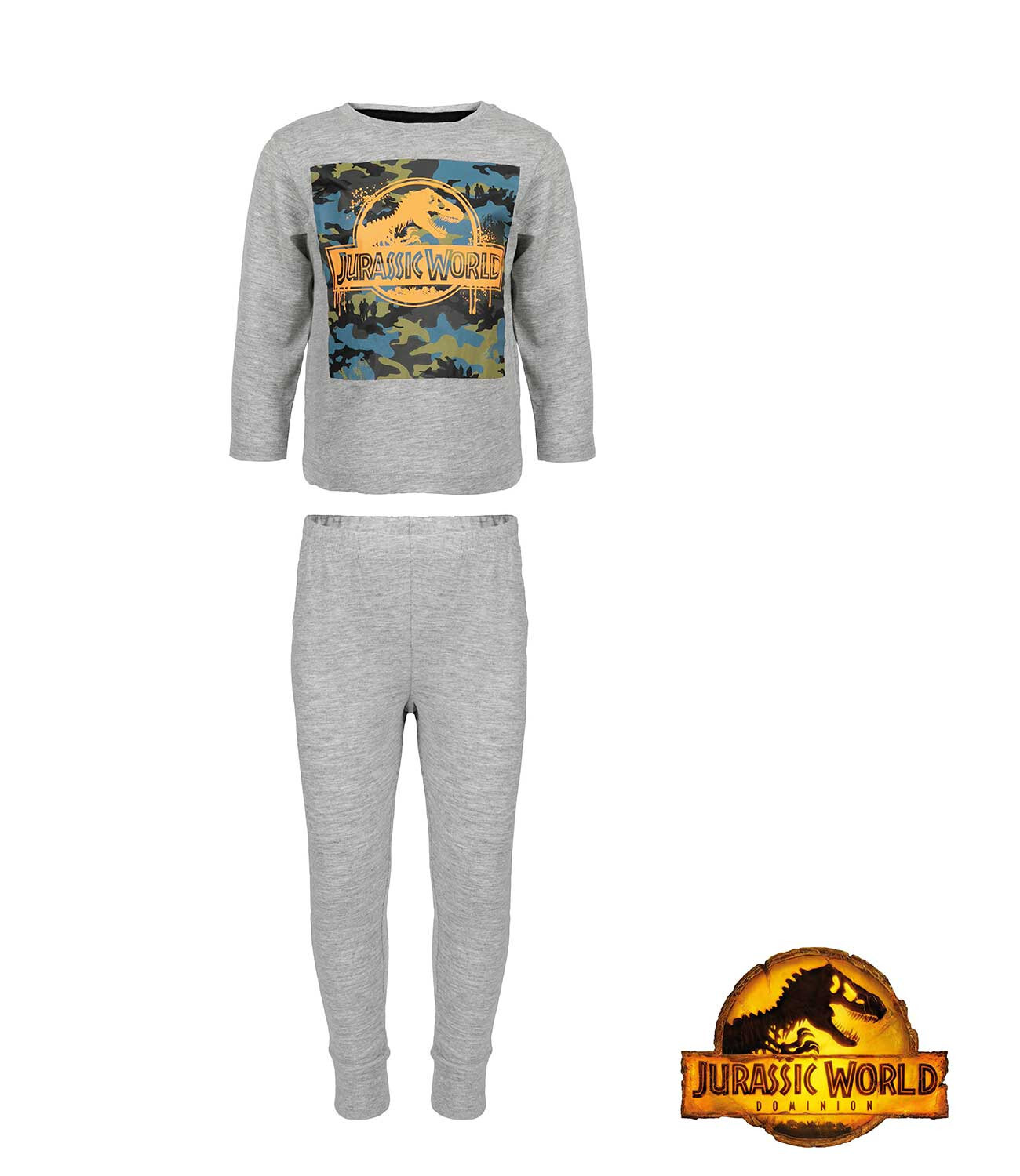 Chlapecké pyžamo Jurassic World vícebarevné (39227/grey) 92