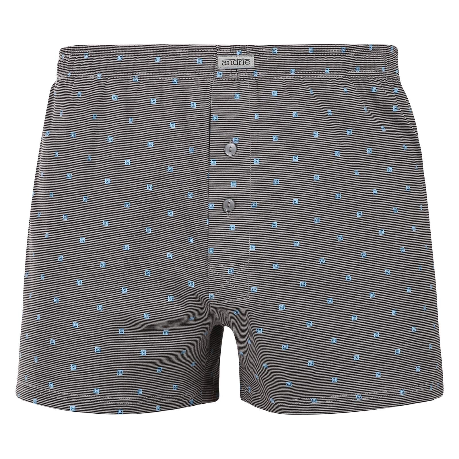 Pánské trenky Andrie vícebarevné (PS 5680/grey) L, trenýrky