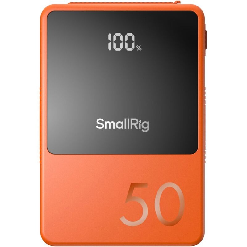 SMALLRIG 4871 V-Mount Battery Mini VB50 Orange