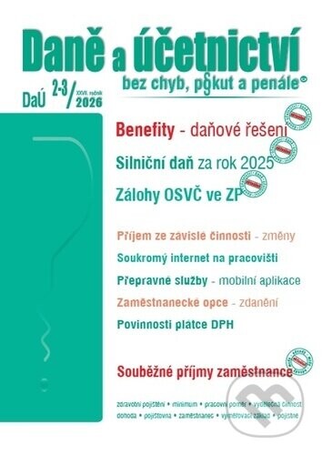 Daně a účetnictví bez chyb, pokut a penále 2-3/2026 - Martin Děrgel