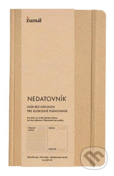 Žurnál: Nedatovník (béžový) - Žurnál