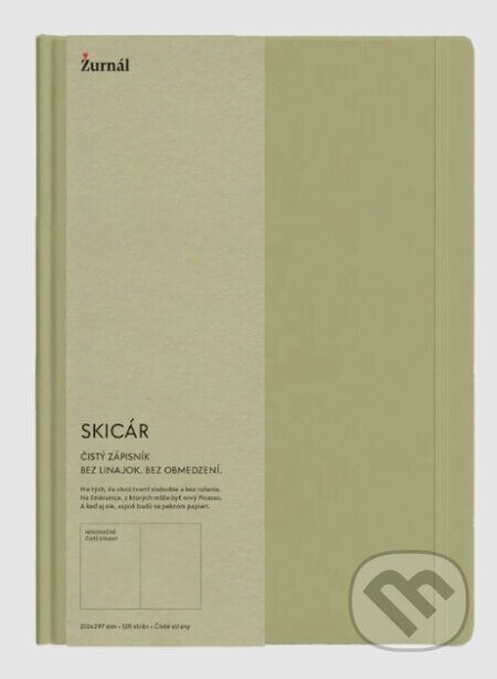Skicár A4 (olivový) - Žurnál