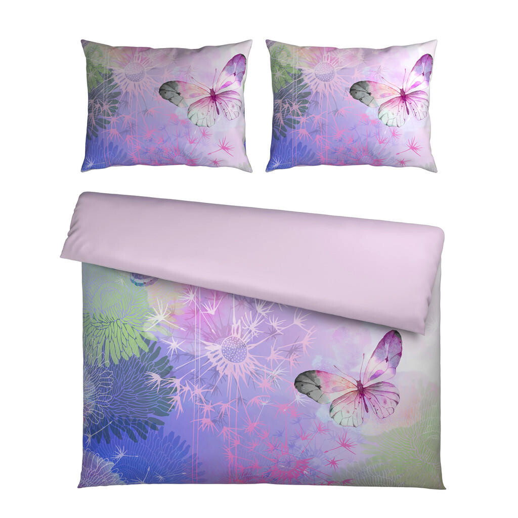 Esposa OBOUSTRANNÉ POVLEČENÍ, satén, fialová, 200/200 cm