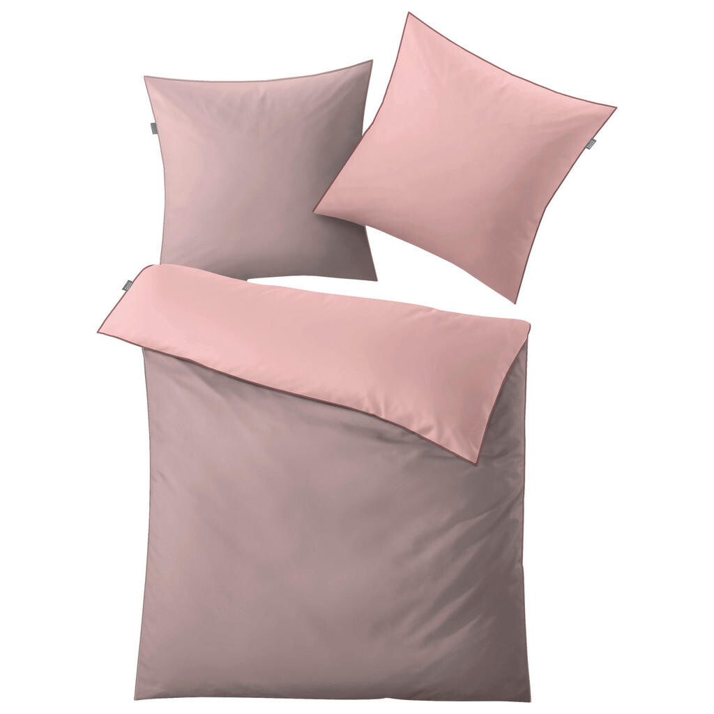 Kleine Wolke OBOUSTRANNÉ POVLEČENÍ, makosatén, růžová, 135/200 cm