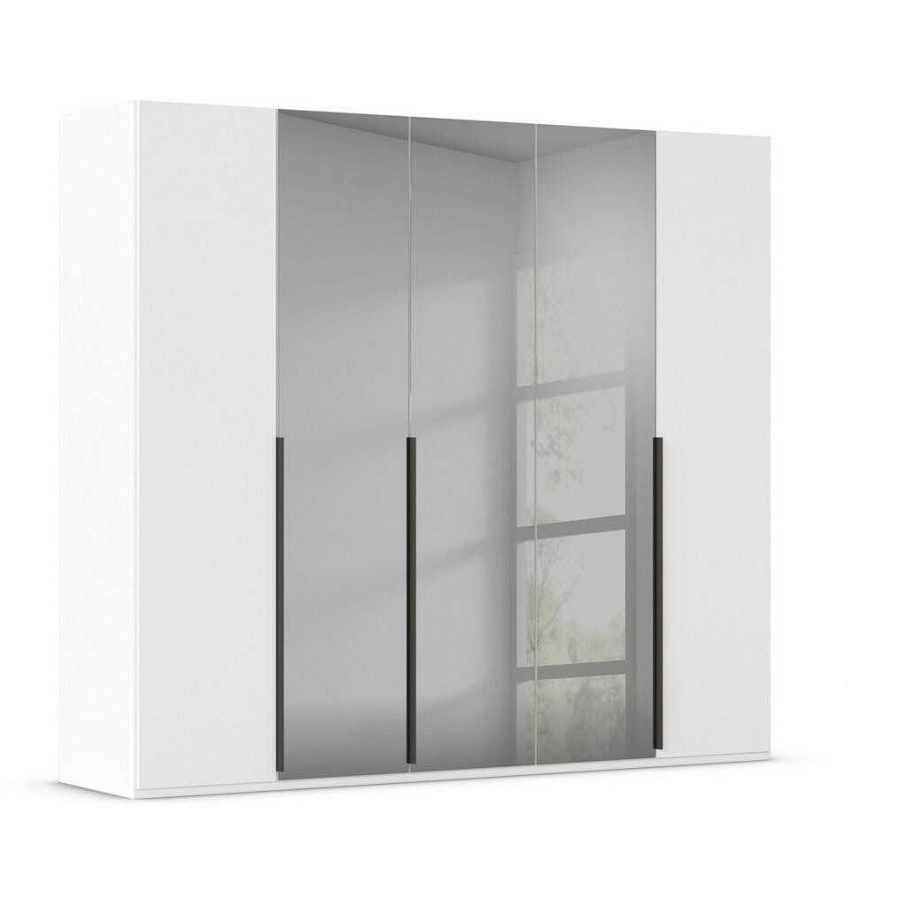 Rauch Möbel ŠATNÍ SKŘÍŇ S OTOČNÝMI DVEŘMI, šedá, bílá, 251/223/61 cm