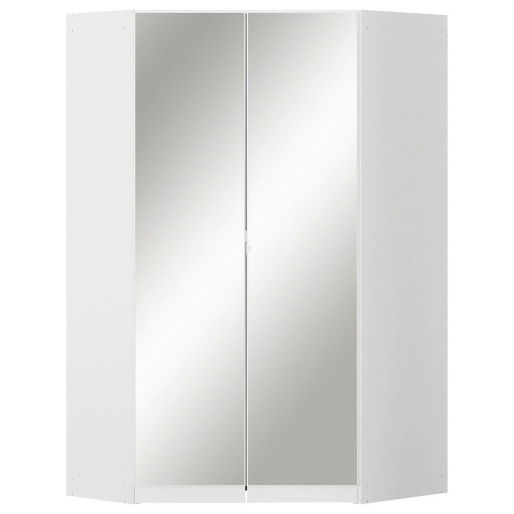 Rauch Möbel ROHOVÁ ŠATNÍ SKŘÍŇ, bílá, 117/197/104 cm