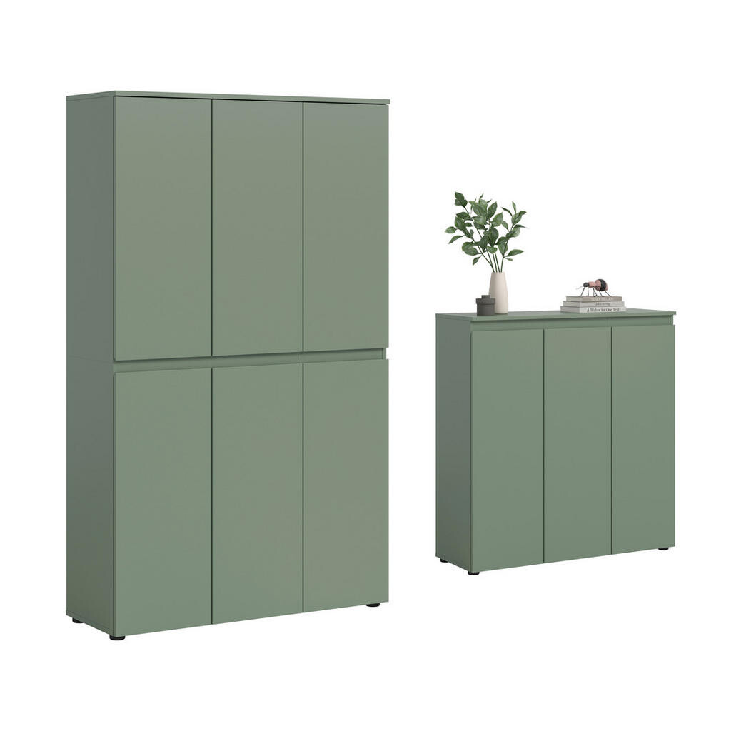 Livetastic SKŘÍŇ NA ODĚV, šedozelená, 235/175/37 cm