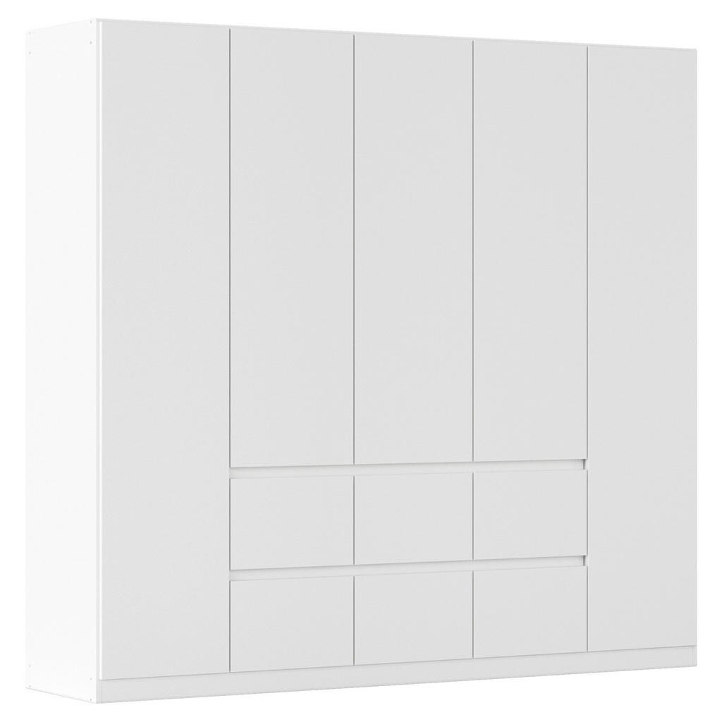 Rauch Möbel ŠATNÍ SKŘÍŇ S OTOČNÝMI DVEŘMI, bílá, 226/210/54 cm