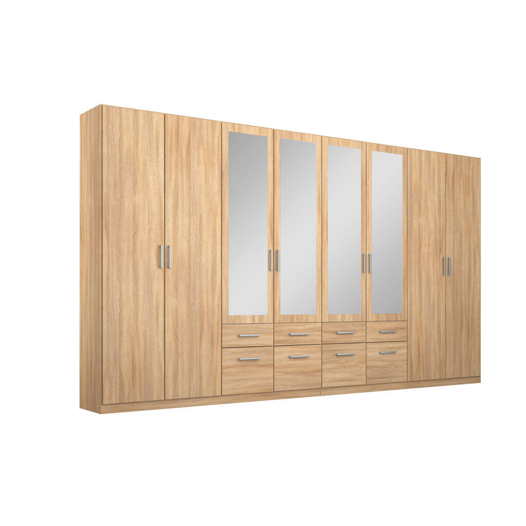 Rauch Möbel ŠATNÍ SKŘÍŇ S OTOČNÝMI DVEŘMI, Sonoma dub, 360/229/54 cm