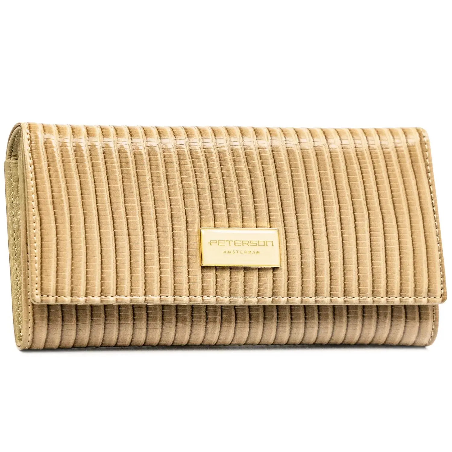 Dámská koženkovo/kožená peněženka béžová - Peterson Merilee béžová