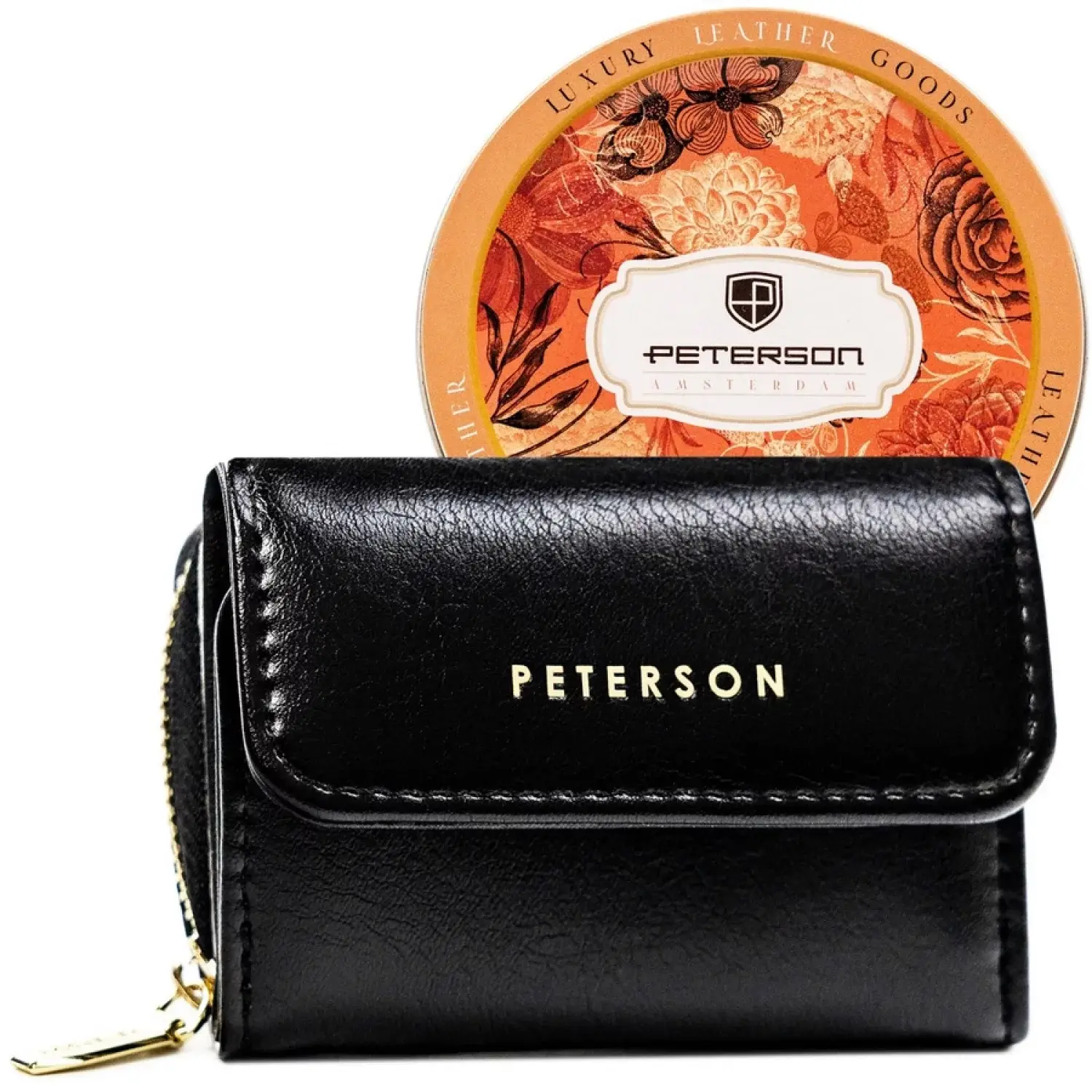 Dámská kožená peněženka černá - Peterson Neiry černá