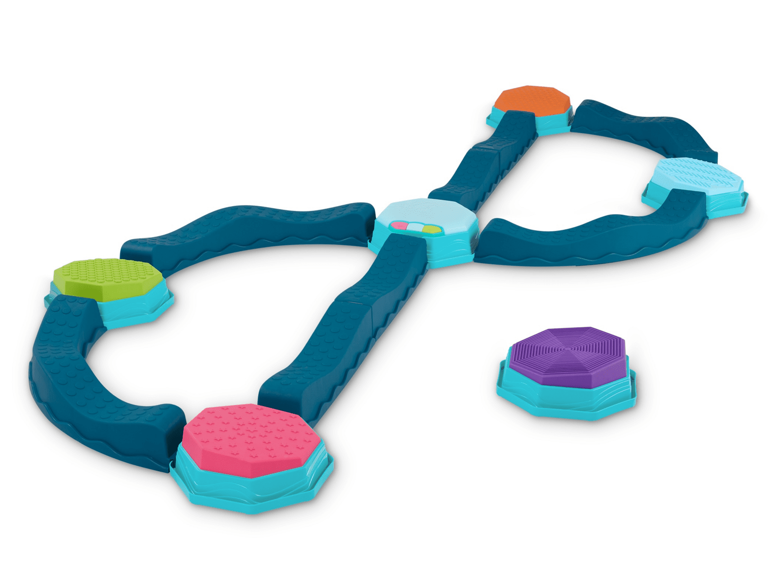 B-Toys Překážková dráha se stupínky hudební Balance & Groove