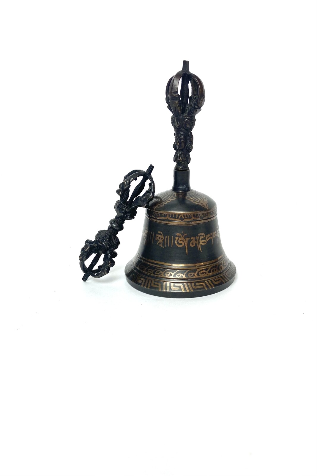 Himalife Tibetský rituální zvonek Dilbu a dordže