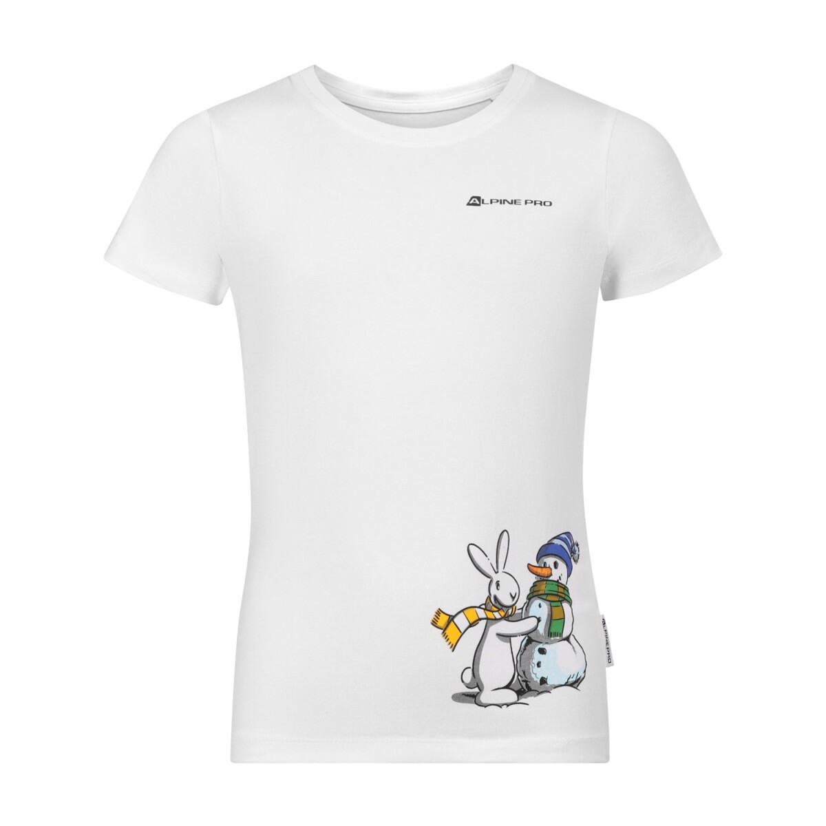 Dětské triko alpine pro bobbo bílá 92-98