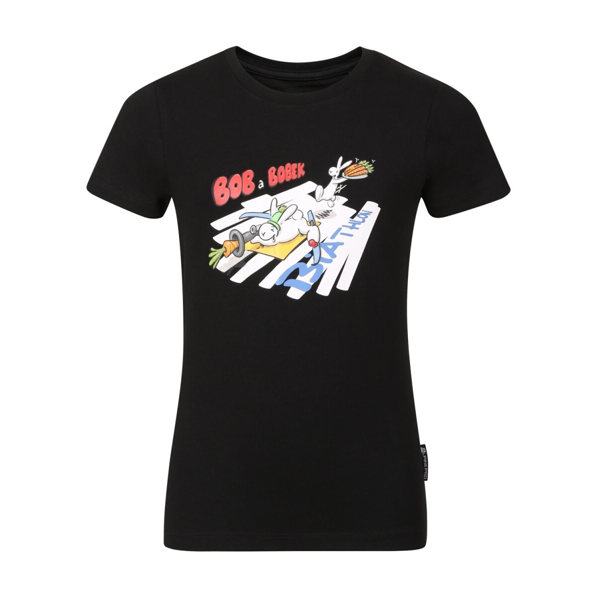 Dětské triko alpine pro bobbo černá 92-98