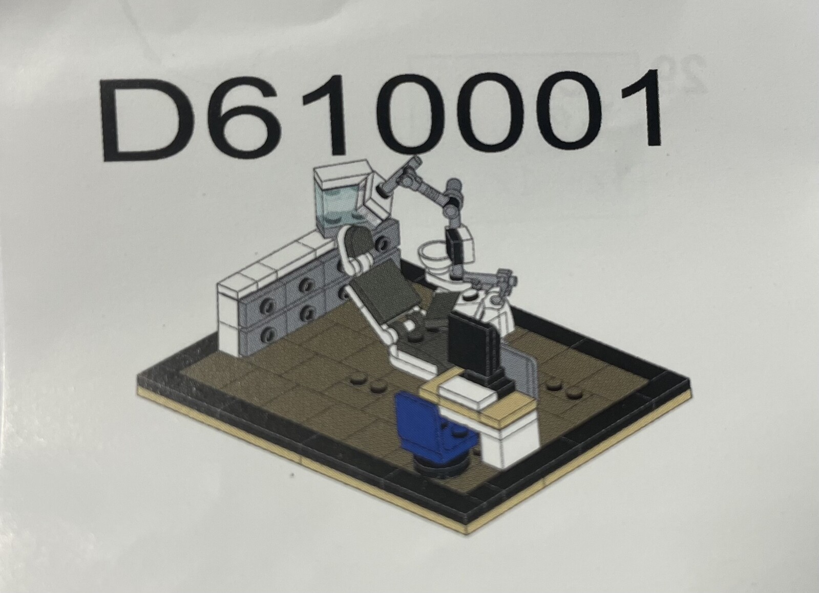 Mini stavebnice Zubní kliniky lego, 1 sada