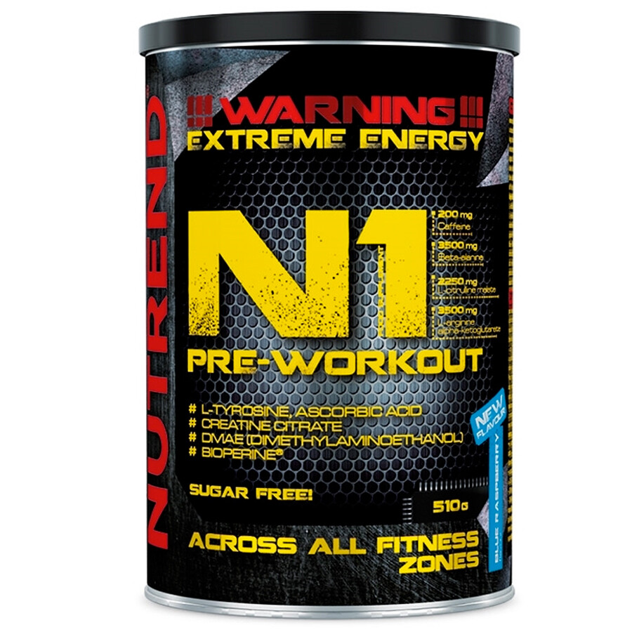 Nutrend N1 Pre-Workout 510g Varianta: černý rybíz